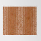 Lines II (Rust) Throw Blanket Gallery Image 2