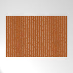 Lines II (Rust) Welcome Mat Gallery Image 1