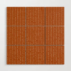 Lines II (Rust) Wood Wall Art Gallery Image 1