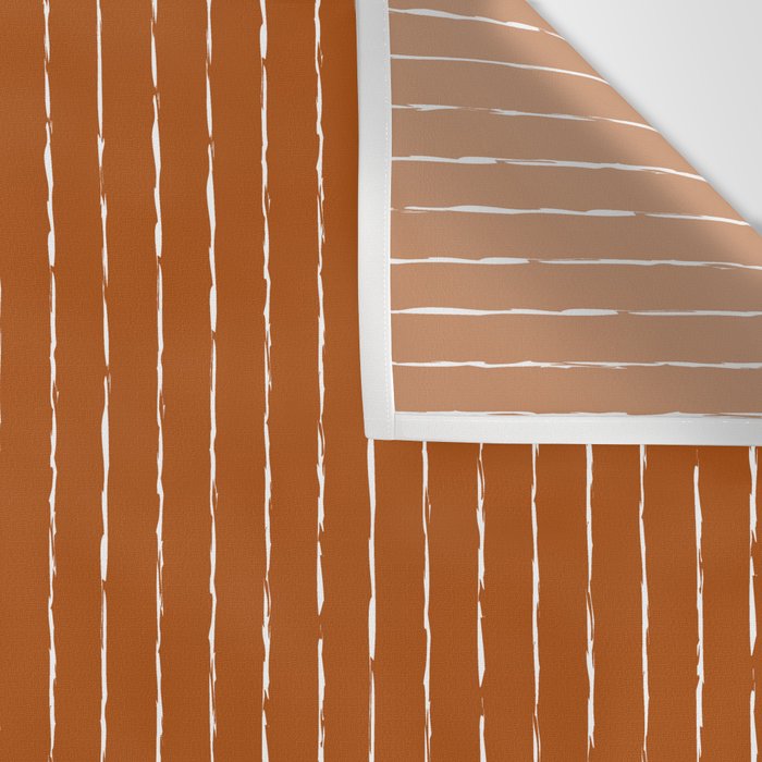 Lines II (Rust) Wall Tapestry Gallery Image 3