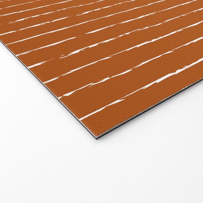 Lines II (Rust) Welcome Mat Gallery Image 2