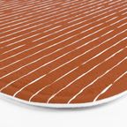 Lines II (Rust) Bath Mat Gallery Image 3