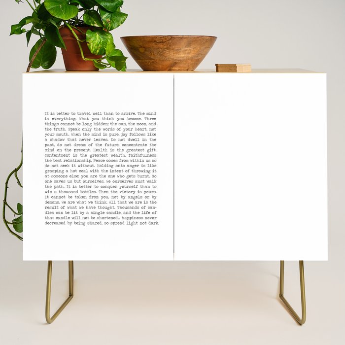 The Wisdom of Buddha Credenza Gallery Image 1