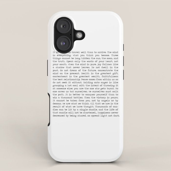 The Wisdom of Buddha iPhone Case Gallery Image 1