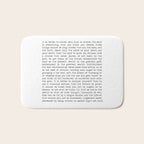 The Wisdom of Buddha Bath Mat Gallery Image 1