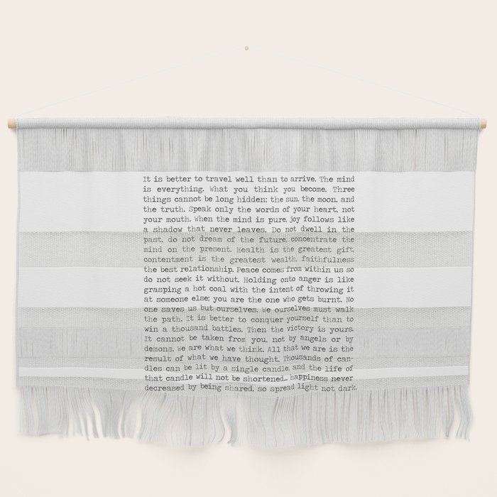 The Wisdom of Buddha Wall Hanging Gallery Image 1