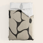 Vanilla Flower black Comforter Gallery Image 6