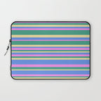 Classic Stripes XV - 90s Pastel Laptop Sleeve Gallery Image 1