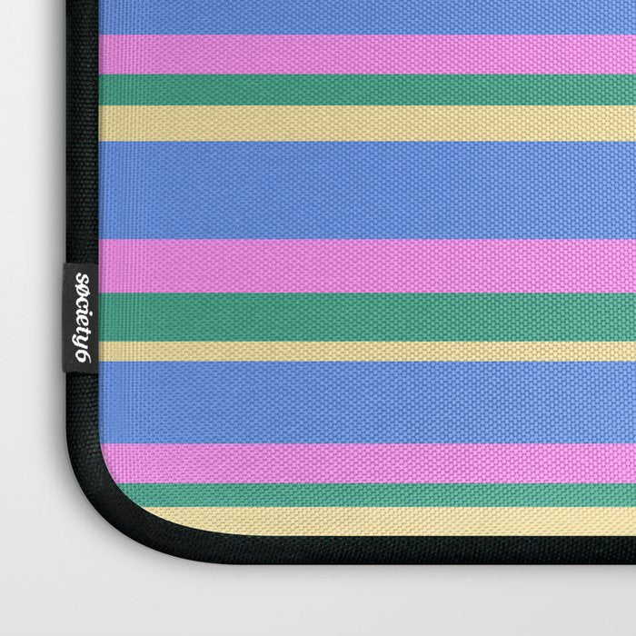 Classic Stripes XV - 90s Pastel Laptop Sleeve Gallery Image 3