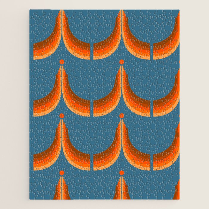 Abstraction_SUN_RISING_RETRO_SPACE_POP_ART_0906S Jigsaw Puzzle Gallery Image 1