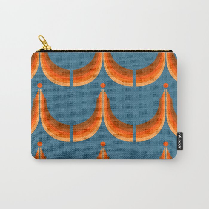 Abstraction_SUN_RISING_RETRO_SPACE_POP_ART_0906S Carry All Pouch Gallery Image 1