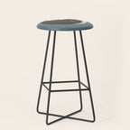 Hidden cat 9 blue yin yang kitty hug Stool Gallery Image 1