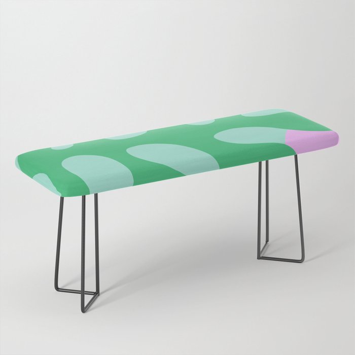 Matisse Poster 2. Leaf & Sun in Green & Pink Bench Gallery Image 1