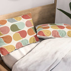 Colorful modern abstract Pillow Sham Gallery Image 2