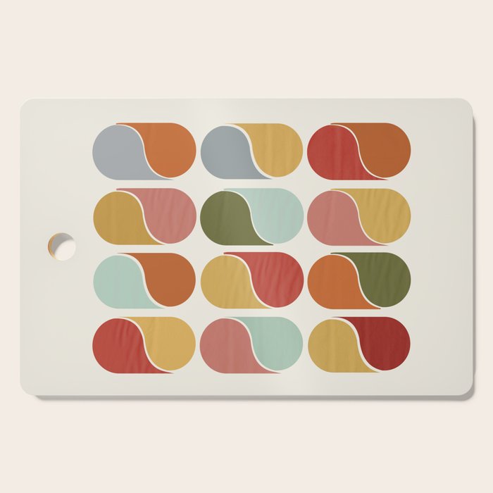 Colorful modern abstract Cutting Board Gallery Image 1
