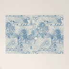 Hawaiian Toile Welcome Mat Gallery Image 1