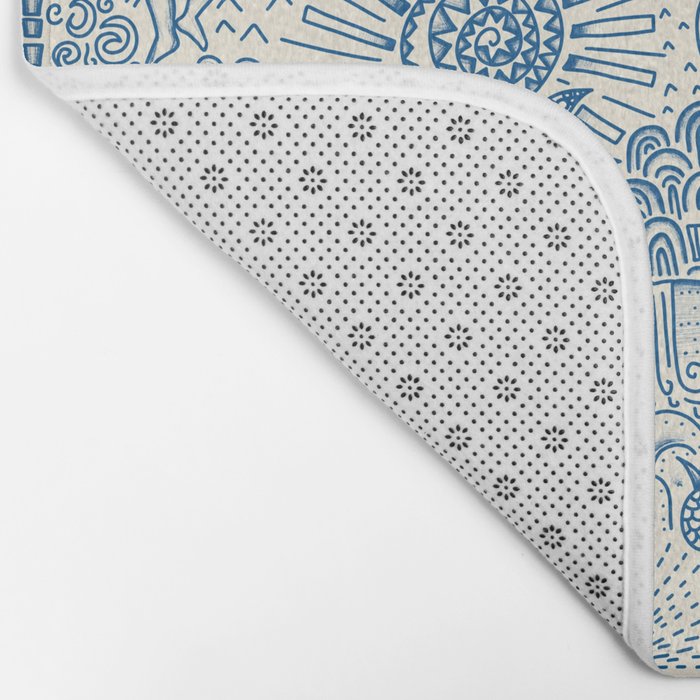 Hawaiian Toile Bath Mat Gallery Image 2