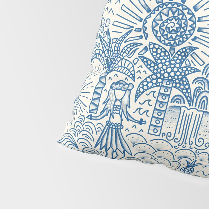 Hawaiian Toile Pillow Sham Gallery Image 4
