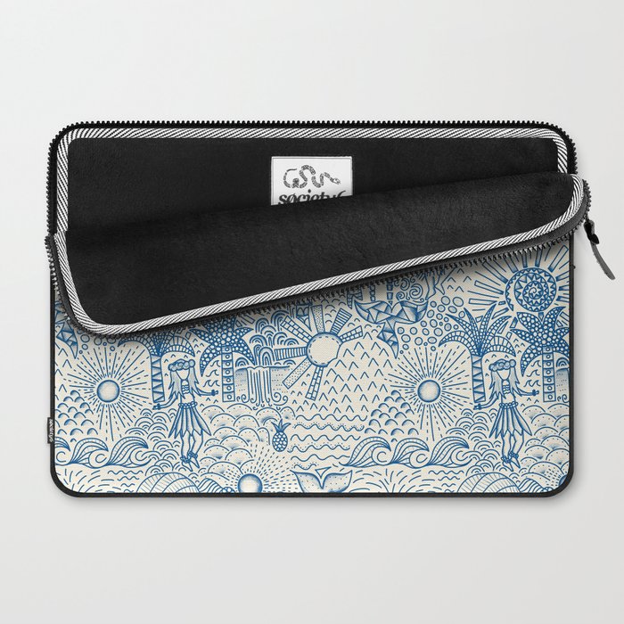 Hawaiian Toile Laptop Sleeve Gallery Image 2