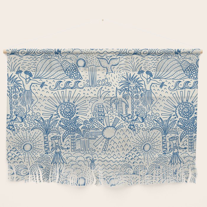 Hawaiian Toile Wall Hanging Gallery Image 1