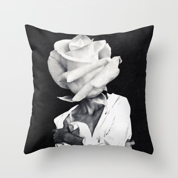 Like a rose Throw Pillow Gallery Image 1