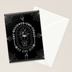 She Believed She Could So She Did - White Ink on Black Stationery Card Gallery Image 2