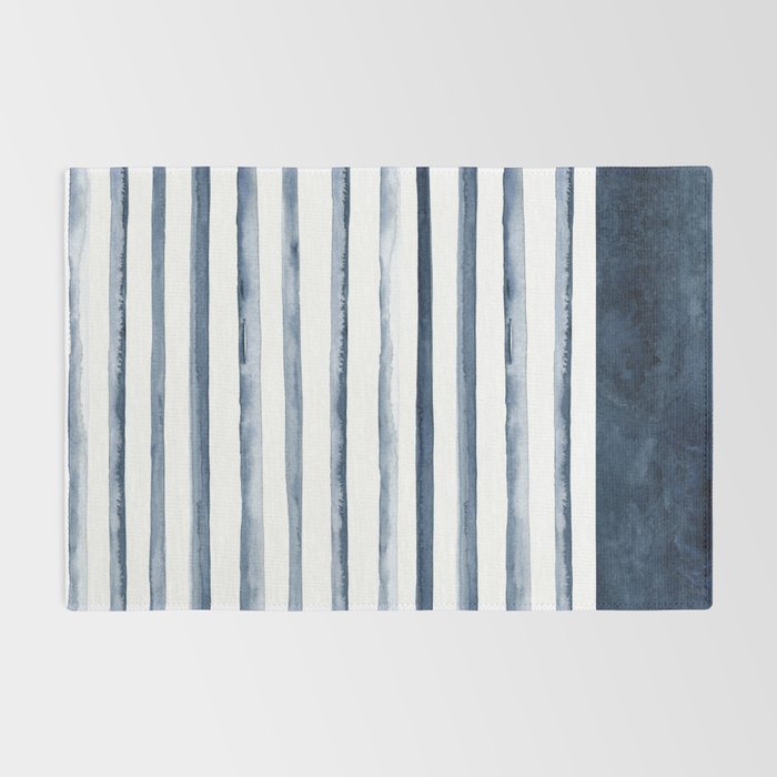 Stripes | Watercolor Pattern Rug Gallery Image 2