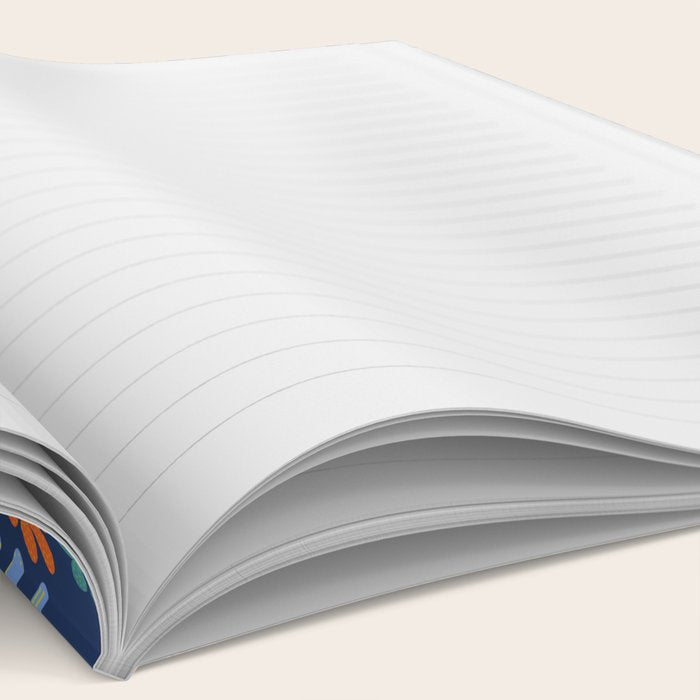 Tropical Bright Night Pattern Notebook Gallery Image 2