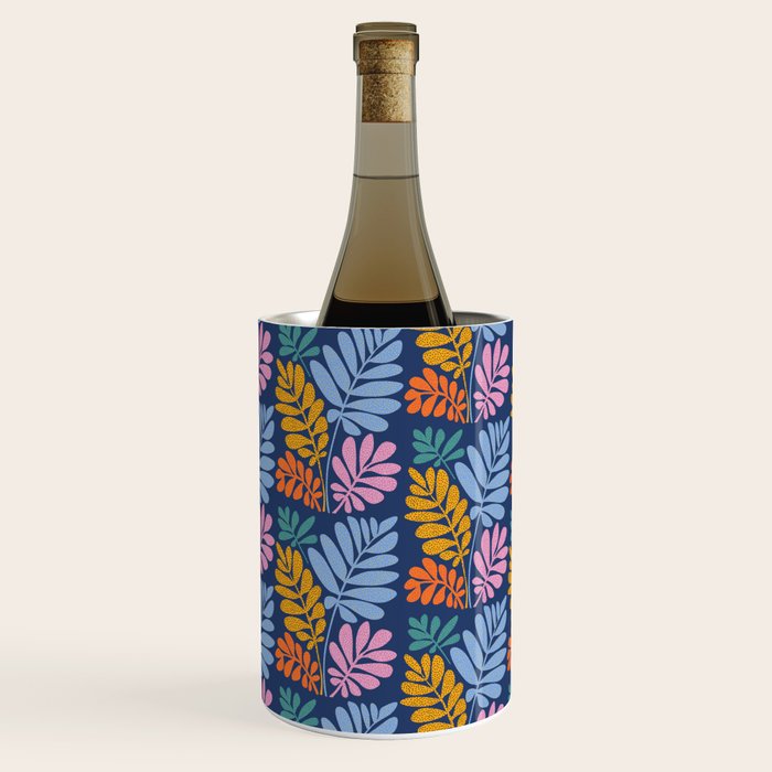 Tropical Bright Night Pattern Wine Chiller Gallery Image 1