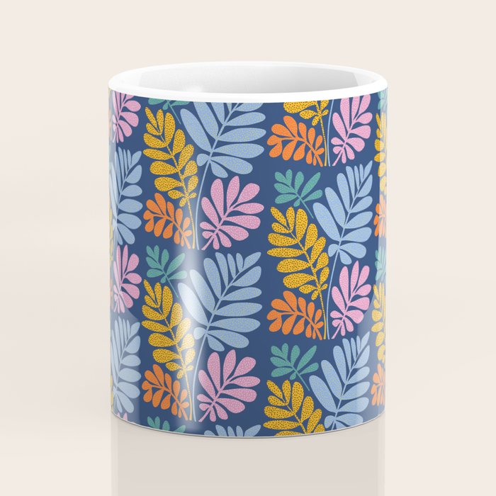 Tropical Bright Night Pattern Coffee Mug Gallery Image 4