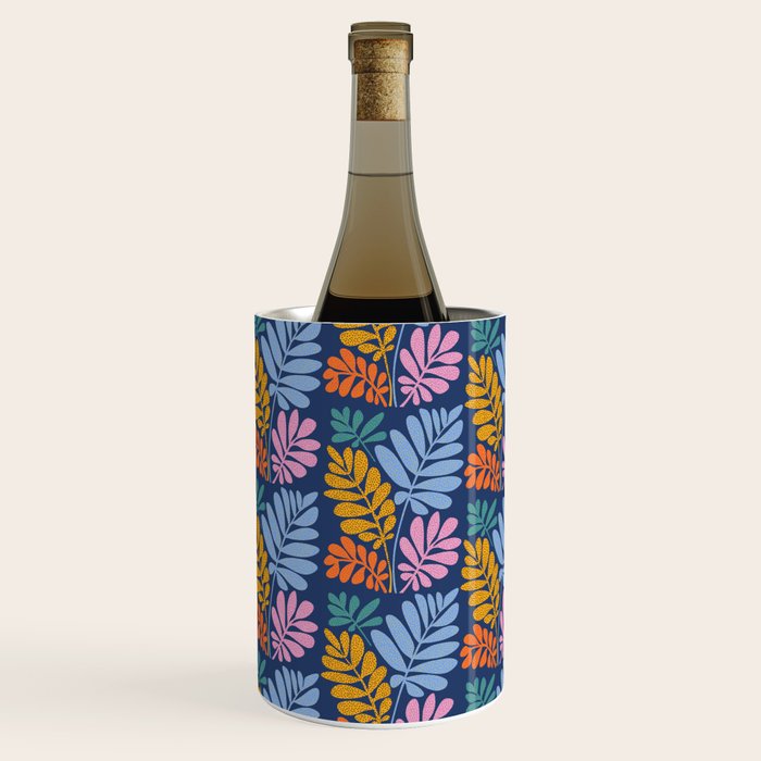 Tropical Bright Night Pattern Wine Chiller Gallery Image 2