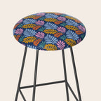 Tropical Bright Night Pattern Stool Gallery Image 2