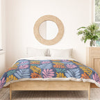 Tropical Bright Night Pattern Duvet Cover Gallery Image 3