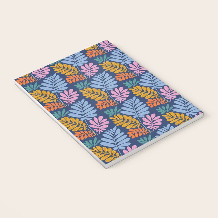 Tropical Bright Night Pattern Notebook Gallery Image 3