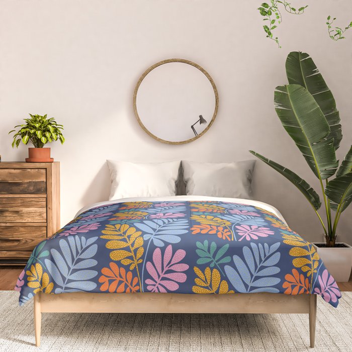 Tropical Bright Night Pattern Comforter Gallery Image 3