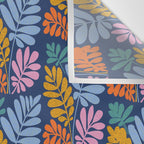 Tropical Bright Night Pattern Wall Tapestry Gallery Image 3