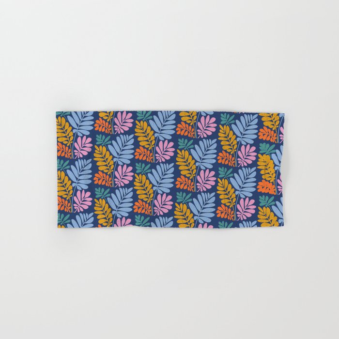 Tropical Bright Night Pattern Bath Towel Gallery Image 1
