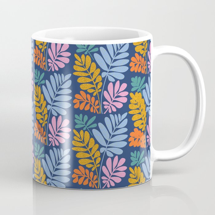 Tropical Bright Night Pattern Coffee Mug Gallery Image 1
