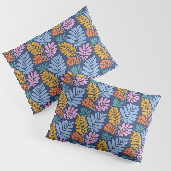Tropical Bright Night Pattern Pillow Sham Gallery Image 3