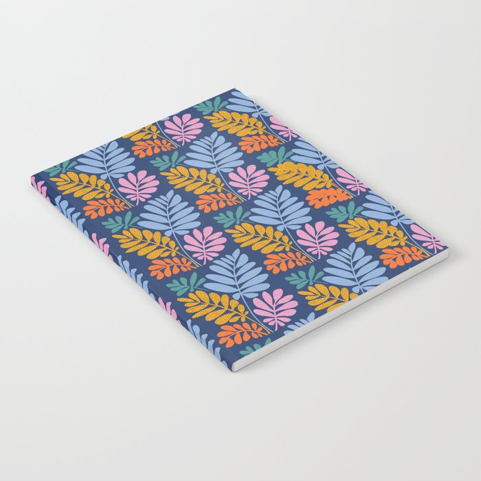 Tropical Bright Night Pattern Notebook Gallery Image 1