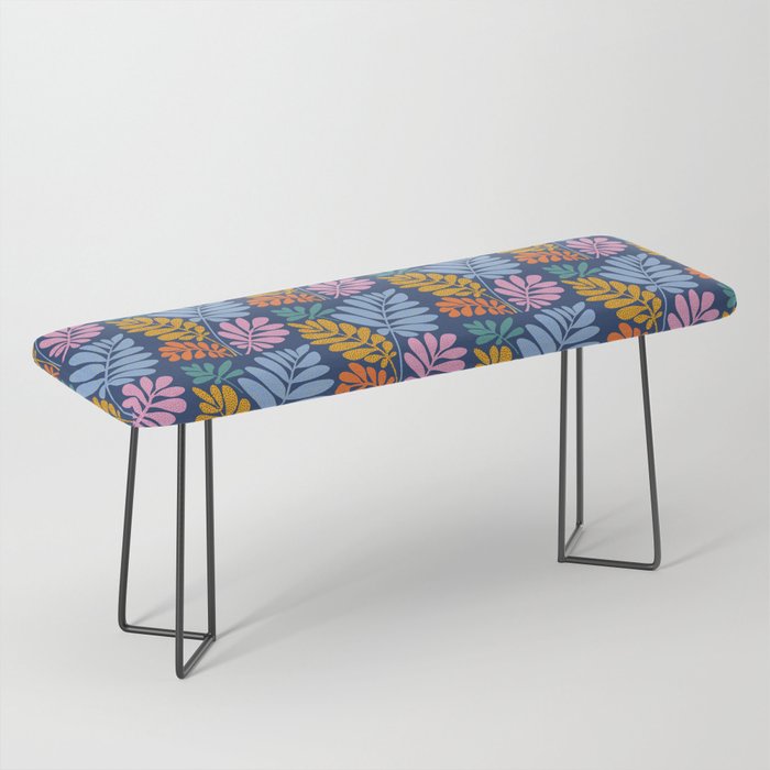 Tropical Bright Night Pattern Bench Gallery Image 1