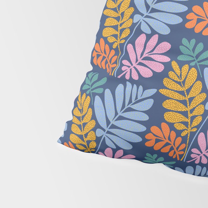 Tropical Bright Night Pattern Pillow Sham Gallery Image 4