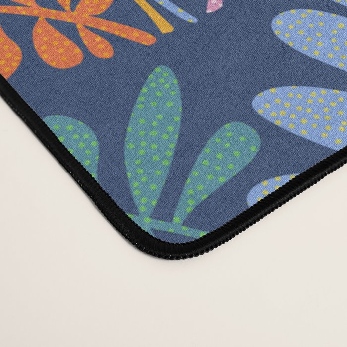 Tropical Bright Night Pattern Desk Mat Gallery Image 4