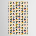Four Birds Grid Tablecloth Gallery Image 2