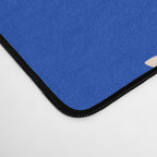 Maldives Abstract Botanical Pattern in Bright Blue and Cream Desk Mat Gallery Image 4