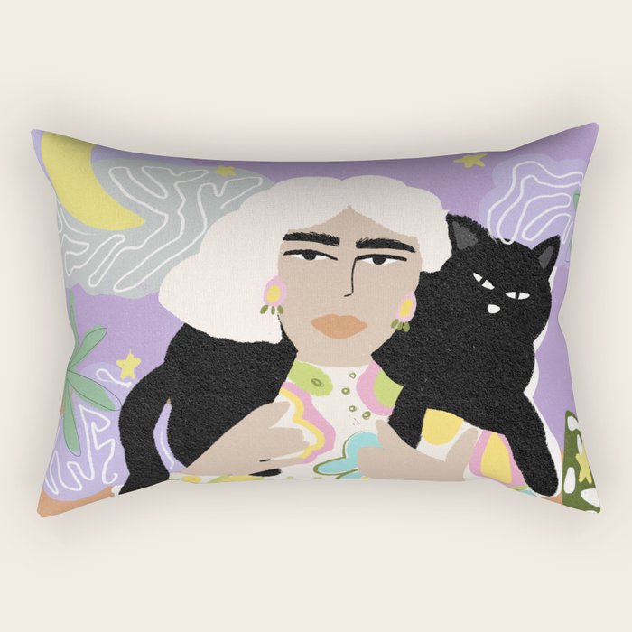 Witchy Woman Rectangular Pillow Gallery Image 2