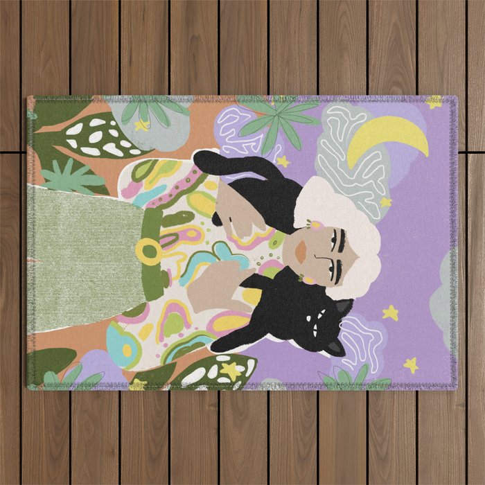 Witchy Woman Outdoor Rug Gallery Image 1