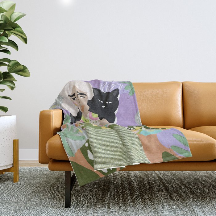 Witchy Woman Throw Blanket Gallery Image 1