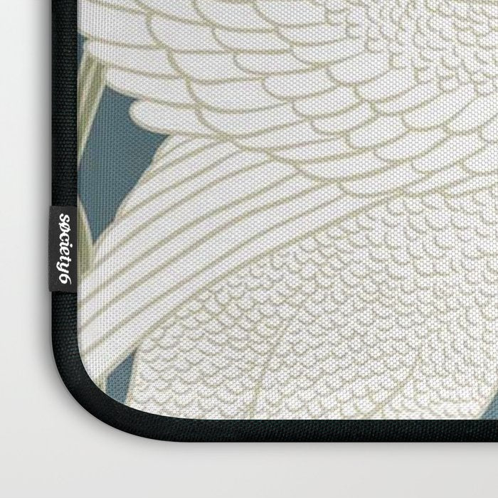 Walter Crane Swans Rush and Iris Vintage Swan Design Laptop Sleeve Gallery Image 3