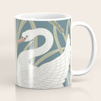 Walter Crane Swans Rush and Iris Vintage Swan Design Coffee Mug Gallery Image 1